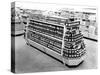 Jam and Marmalade Aisle, Woolworths Store, 1956 (B/W Photo)-English Photographer-Stretched Canvas