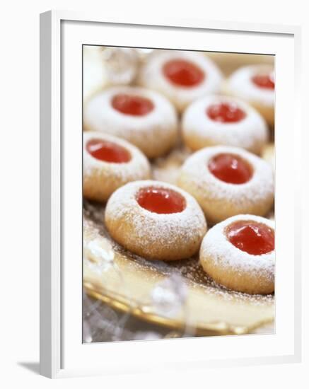 Jam-Filled Christmas Biscuits-Alena Hrbkova-Framed Photographic Print