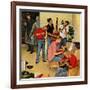 "Jam Session", October 23, 1954-John Falter-Framed Giclee Print