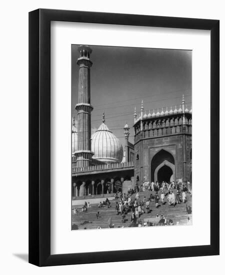 Jama Masjid, Delhi, India, Late 19th or Early 20th Century-null-Framed Giclee Print