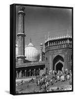 Jama Masjid, Delhi, India, Late 19th or Early 20th Century-null-Framed Stretched Canvas