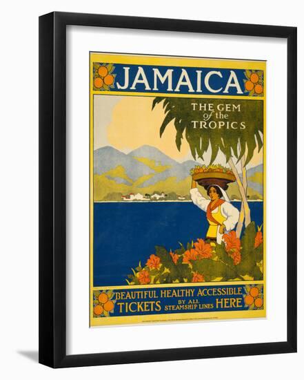 Jamaica, c. 1910-null-Framed Art Print