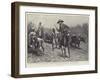 Jamaica Industries, an Overseer Going His Rounds on a Sugar Plantation-William T. Maud-Framed Giclee Print