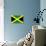 Jamaica National Flag Poster Print-null-Poster displayed on a wall