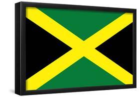 Jamaica National Flag Poster Print-null-Framed Poster