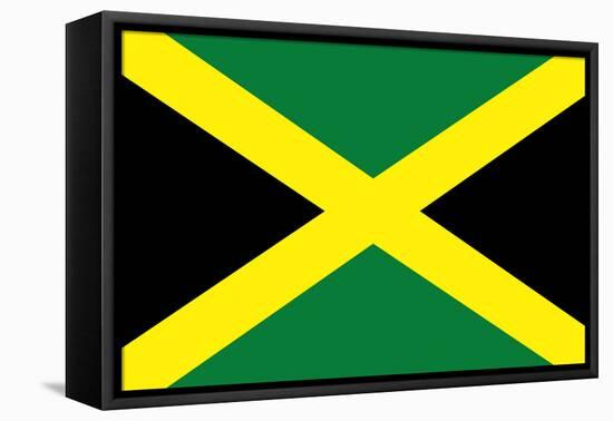 Jamaica National Flag-null-Framed Stretched Canvas