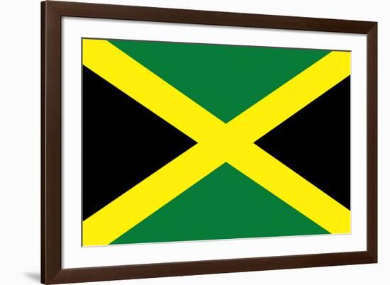 Jamaica National Flag-null-Framed Art Print