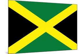 Jamaica National Flag-null-Mounted Art Print