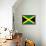 Jamaica National Flag-null-Framed Poster displayed on a wall