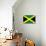 Jamaica National Flag-null-Mounted Poster displayed on a wall