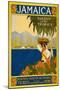 Jamaica Travel Poster, 1910 (Lithograph)-American School-Mounted Giclee Print