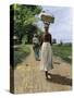 Jamaica Woman on Her Way to Market, 1890s-null-Stretched Canvas