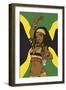 Jamaican Anime Girl-Harry Briggs-Framed Giclee Print