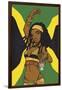 Jamaican Anime Girl-Harry Briggs-Framed Giclee Print