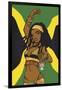 Jamaican Anime Girl-Harry Briggs-Framed Giclee Print