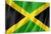 Jamaican Flag-daboost-Stretched Canvas
