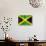 Jamaican Flag-daboost-Stretched Canvas displayed on a wall