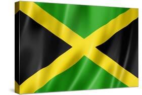 Jamaican Flag-daboost-Stretched Canvas