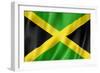 Jamaican Flag-daboost-Framed Art Print