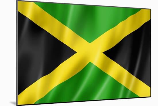 Jamaican Flag-daboost-Mounted Art Print