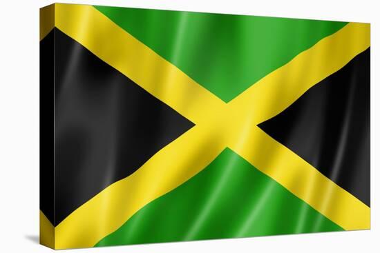 Jamaican Flag-daboost-Stretched Canvas