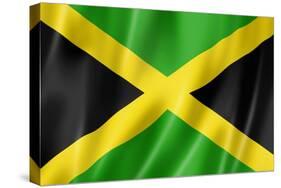 Jamaican Flag-daboost-Stretched Canvas