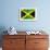 Jamaican Flag-daboost-Framed Art Print displayed on a wall