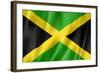 Jamaican Flag-daboost-Framed Art Print