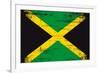 Jamaican Grunge Flag An Old Jamaican Flag Whith A Texture-TINTIN75-Framed Premium Giclee Print