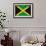 Jamaican Grunge Flag An Old Jamaican Flag Whith A Texture-TINTIN75-Framed Premium Giclee Print displayed on a wall