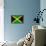 Jamaican Grunge Flag An Old Jamaican Flag Whith A Texture-TINTIN75-Art Print displayed on a wall