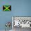 Jamaican Grunge Flag An Old Jamaican Flag Whith A Texture-TINTIN75-Art Print displayed on a wall