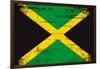 Jamaican Grunge Flag An Old Jamaican Flag Whith A Texture-TINTIN75-Framed Art Print