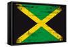 Jamaican Grunge Flag An Old Jamaican Flag Whith A Texture-TINTIN75-Framed Stretched Canvas