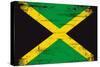 Jamaican Grunge Flag An Old Jamaican Flag Whith A Texture-TINTIN75-Stretched Canvas