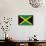 Jamaican Grunge Flag An Old Jamaican Flag Whith A Texture-TINTIN75-Art Print displayed on a wall