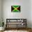 Jamaican Grunge Flag An Old Jamaican Flag Whith A Texture-TINTIN75-Art Print displayed on a wall