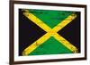 Jamaican Grunge Flag An Old Jamaican Flag Whith A Texture-TINTIN75-Framed Art Print