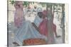 Jamaican Market Women-null-Stretched Canvas