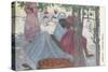 Jamaican Market Women-null-Stretched Canvas