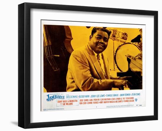 Jamboree, (AKA Disc Jockey Jamboree), Fats Domino, 1957-null-Framed Art Print