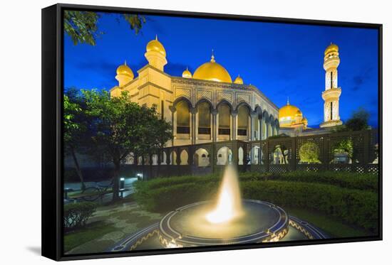 Jame'Asr Hassanal Bolkiah Mosque, Bandar Seri Begawan, Brunei, Borneo, Southeast Asia-Christian-Framed Stretched Canvas