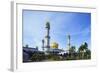 Jame'Asr Hassanal Bolkiah Mosque, Bandar Seri Begawan, Brunei, Borneo, Southeast Asia-Christian-Framed Photographic Print