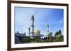 Jame'Asr Hassanal Bolkiah Mosque, Bandar Seri Begawan, Brunei, Borneo, Southeast Asia-Christian-Framed Photographic Print