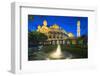 Jame'Asr Hassanal Bolkiah Mosque, Bandar Seri Begawan, Brunei, Borneo, Southeast Asia-Christian-Framed Photographic Print