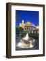 Jame'Asr Hassanal Bolkiah Mosque, Bandar Seri Begawan, Brunei, Borneo, Southeast Asia-Christian-Framed Photographic Print