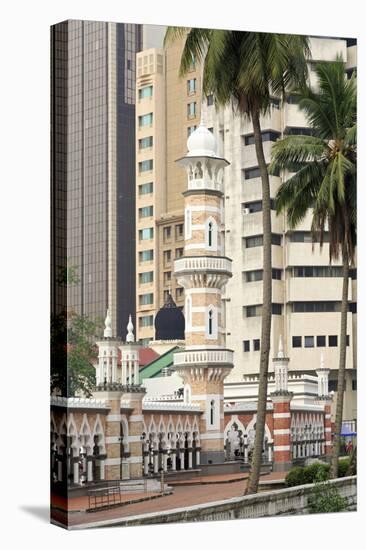 Jamek Mosque, Kuala Lumpur, Malaysia, Southeast Asia, Asia-Richard Cummins-Stretched Canvas