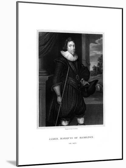 James, 2nd Marquis of Hamilton-Paulus van Somer I-Mounted Giclee Print