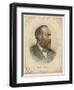 James a Garfield, 20th President of the United States-null-Framed Giclee Print