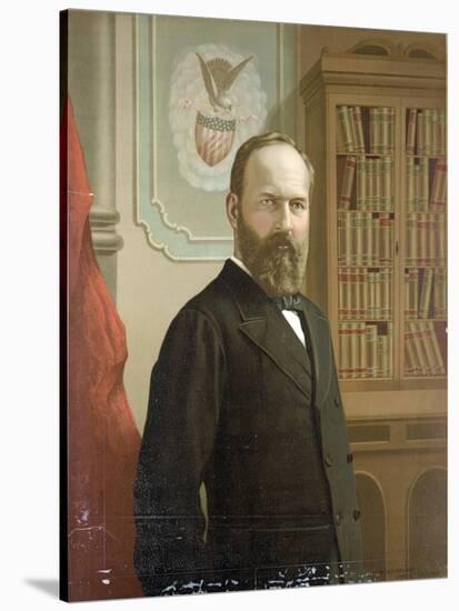 James A. Garfield, 20th U.S. President-Science Source-Stretched Canvas